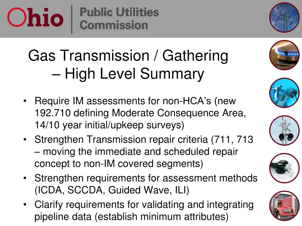 gas transmission gathering high level summary