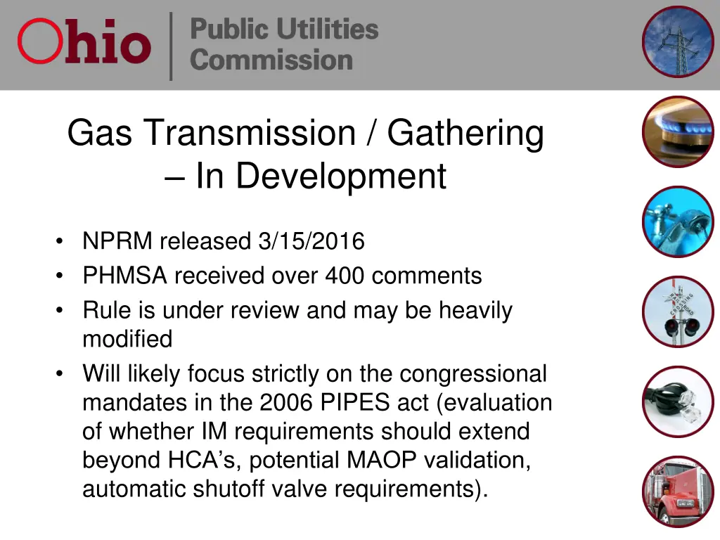 gas transmission gathering in development