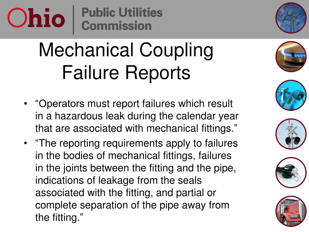 mechanical coupling failure reports 1