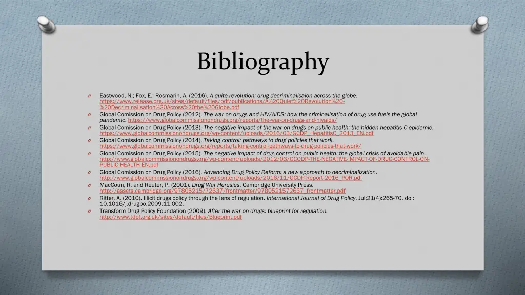 bibliography