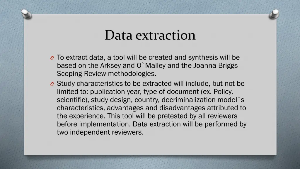 data extraction