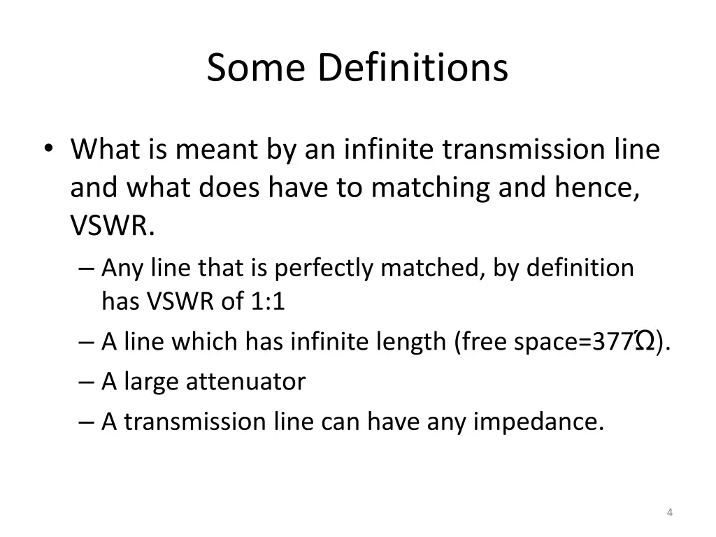 some definitions