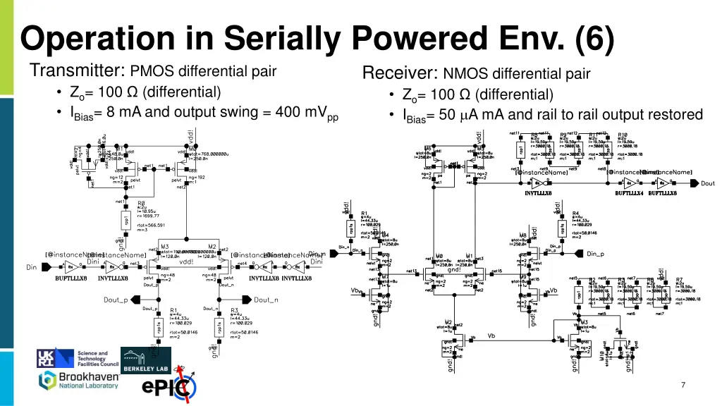 operation in serially powered env 6 transmitter