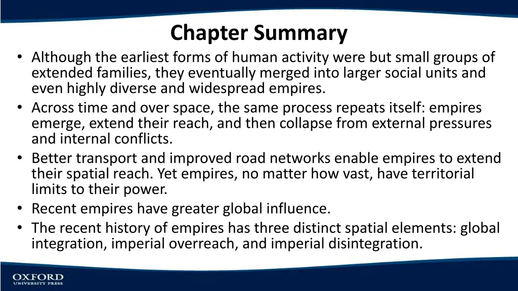 chapter summary