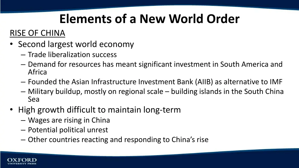 elements of a new world order 1