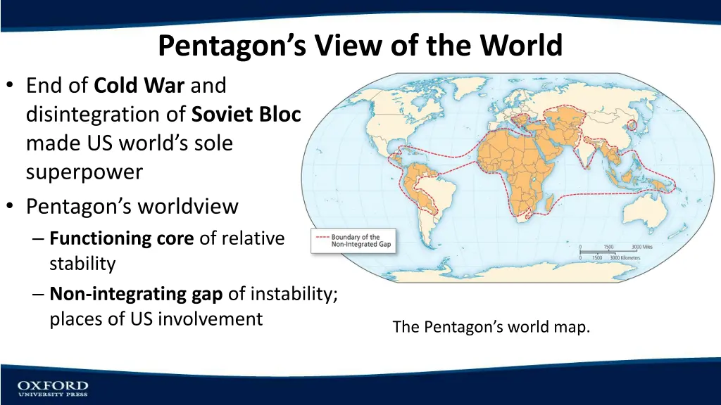 pentagon s view of the world end of cold