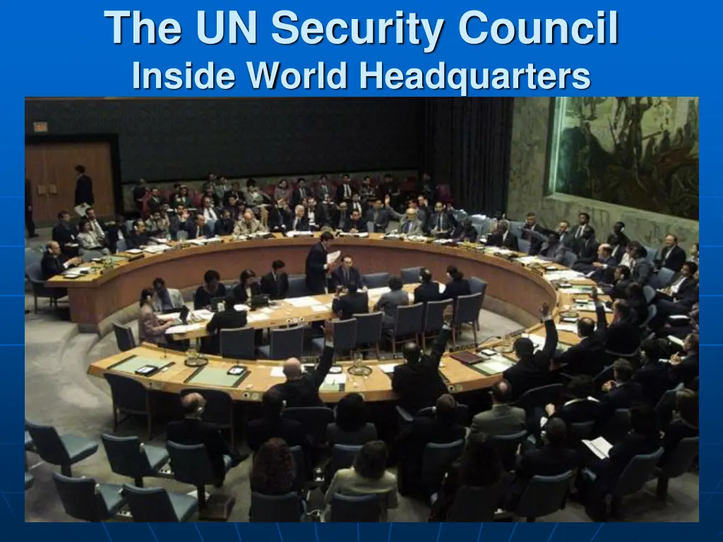 the un security council inside world headquarters