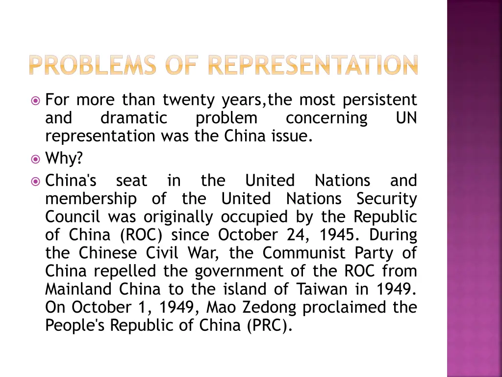 problems of representation 4