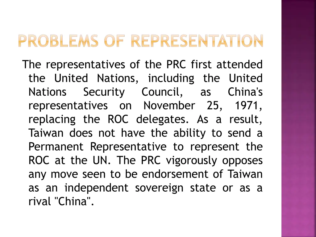 problems of representation 5