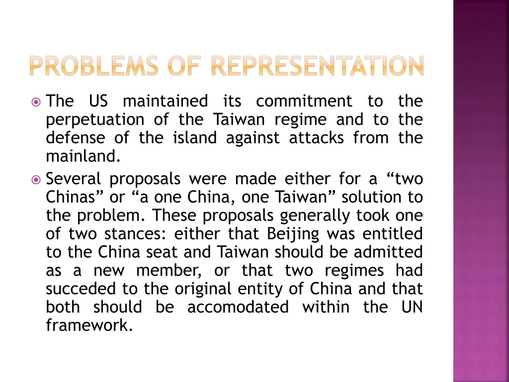 problems of representation 8
