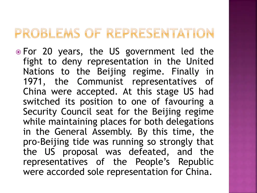 problems of representation 9