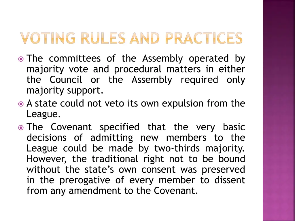 voting rules and practices 3