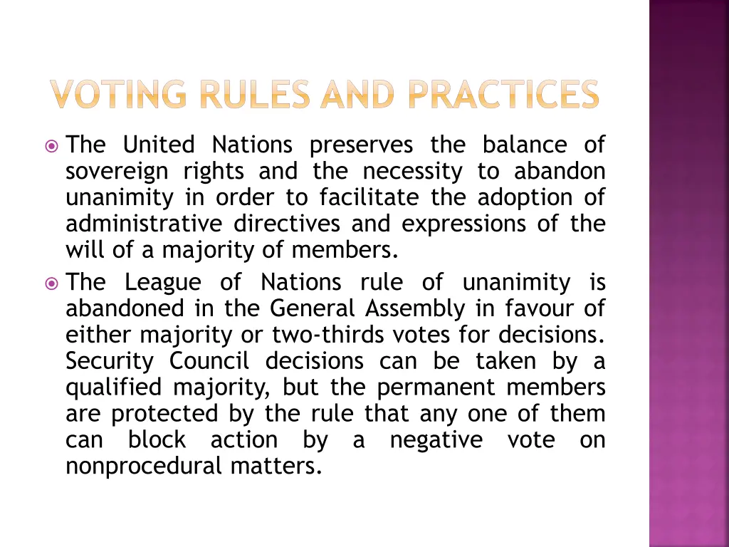 voting rules and practices 4