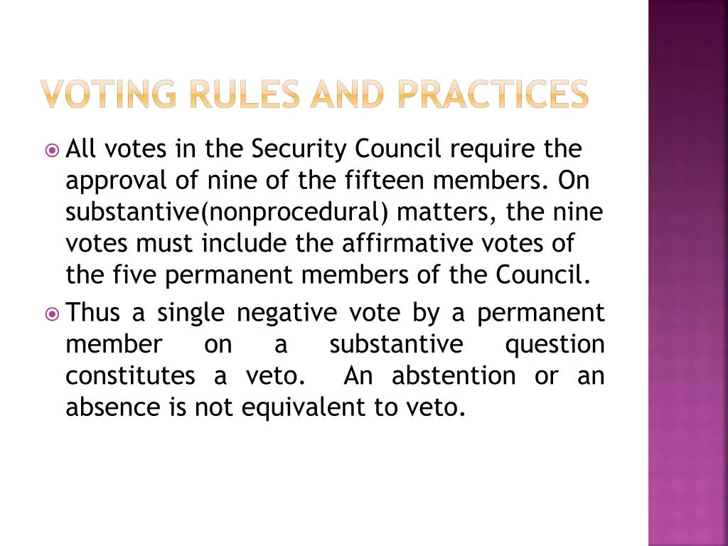 voting rules and practices 6