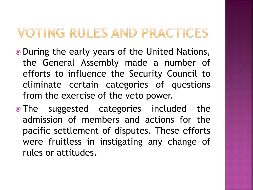 voting rules and practices 7