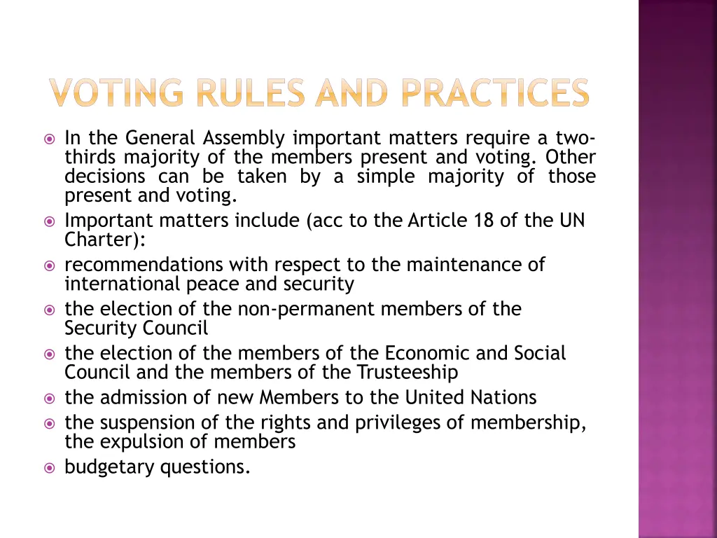voting rules and practices 9