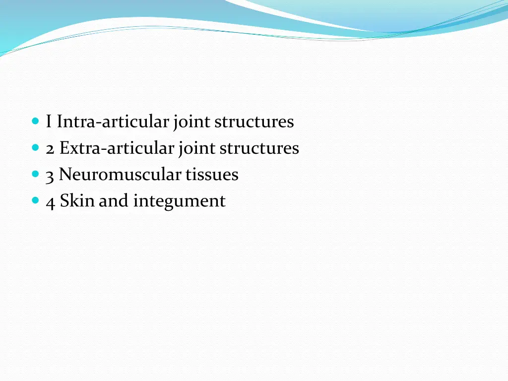 i intra articular joint structures 2 extra