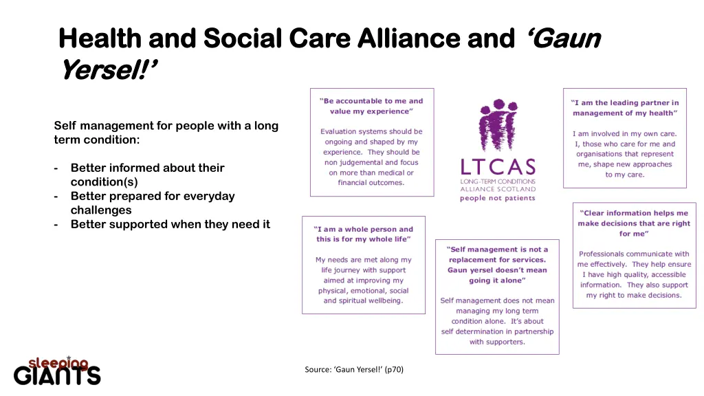 health and social care alliance and health