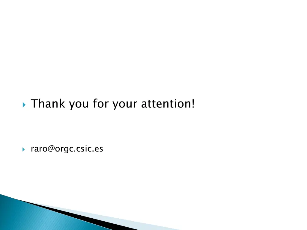 thank you for your attention