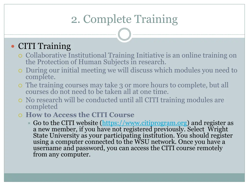 2 complete training