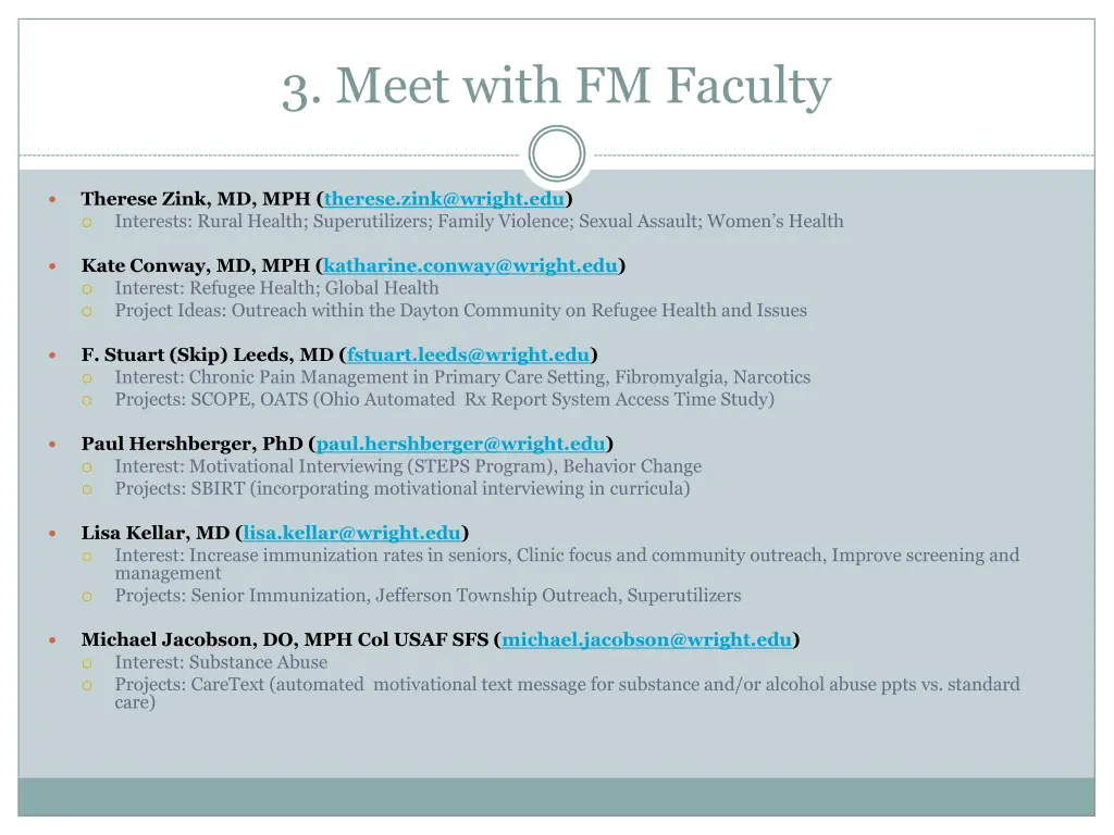3 meet with fm faculty