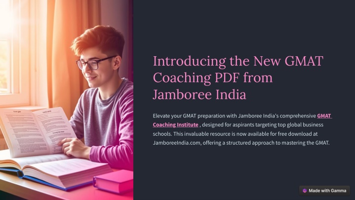 introducing the new gmat coaching pdf from