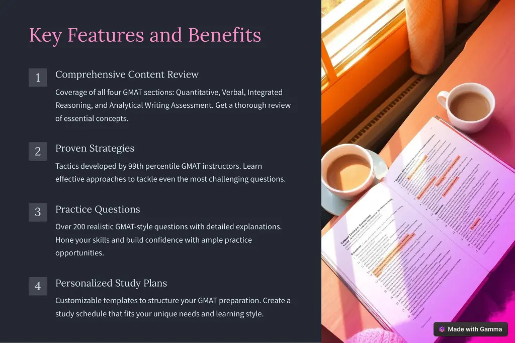 key features and benefits