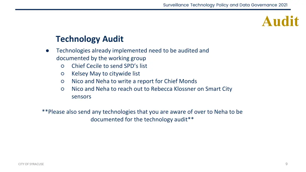 surveillance technology policy and data 8
