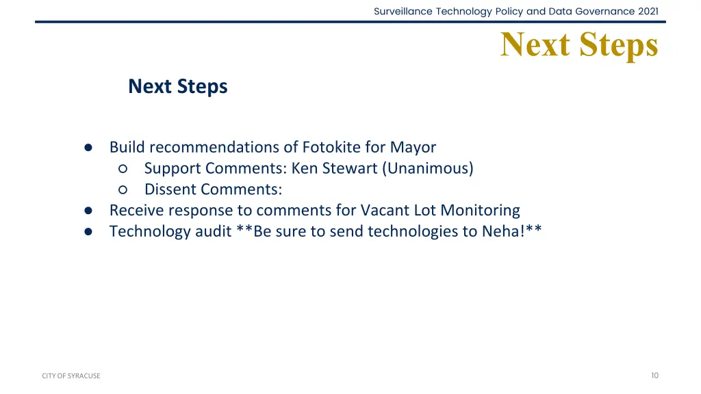 surveillance technology policy and data 9