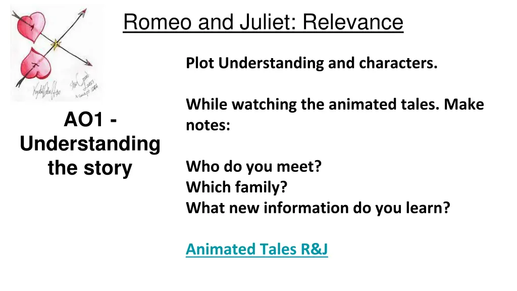 romeo and juliet relevance 1