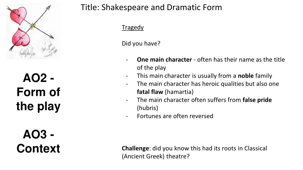 title shakespeare and dramatic form 3