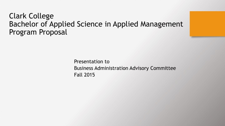 clark college bachelor of applied science