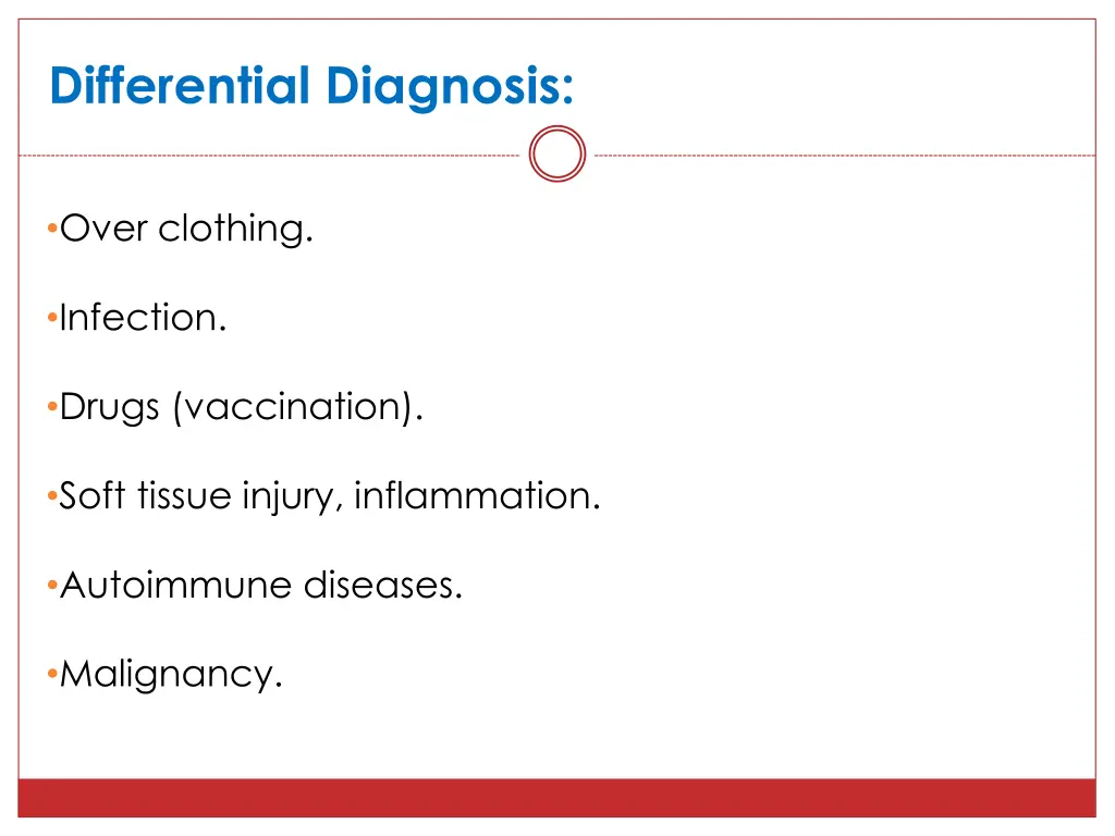 differential diagnosis 1