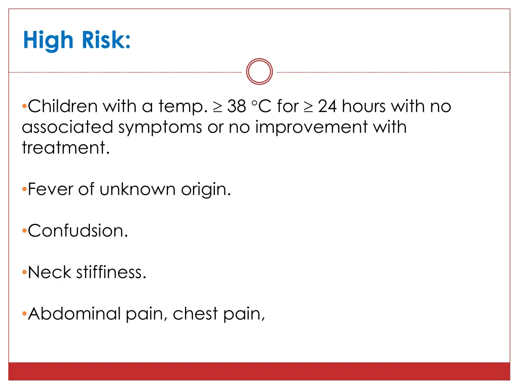high risk 1