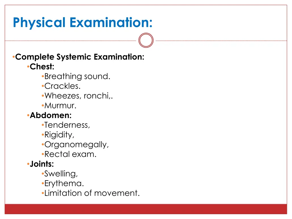 physical examination 2