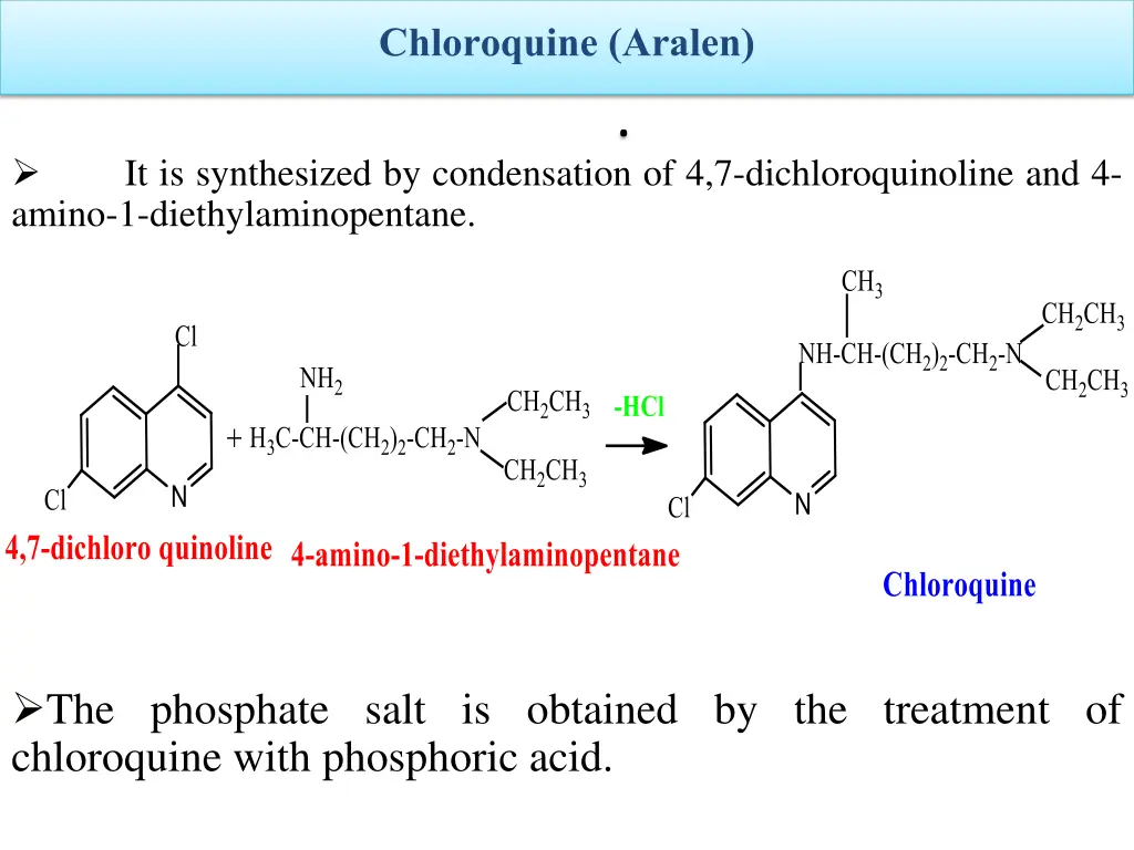 chloroquine aralen