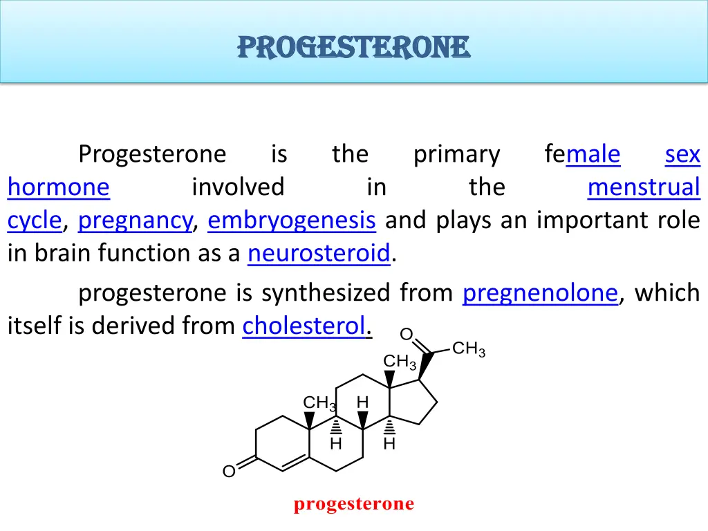 progesterone progesterone