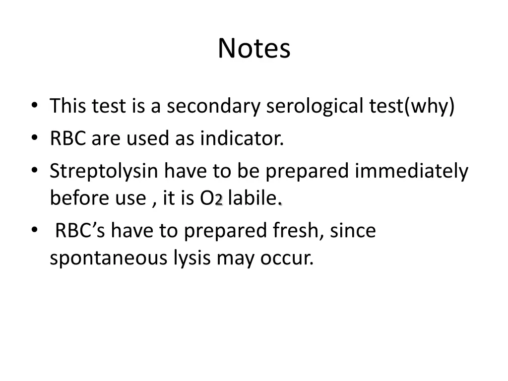 notes