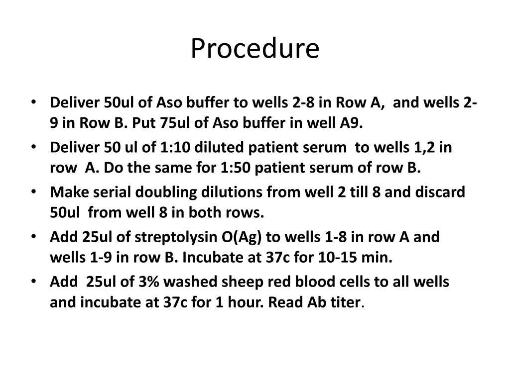 procedure