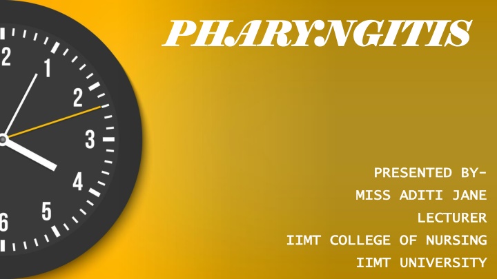 pharyngitis pharyngitis