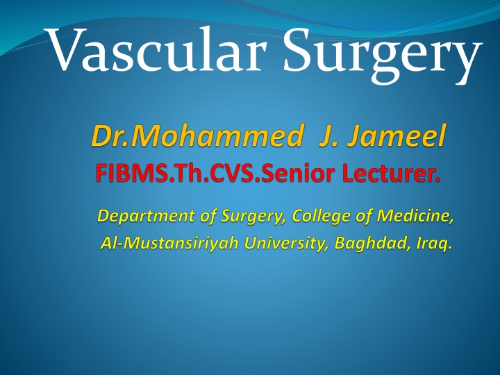 vascular surgery