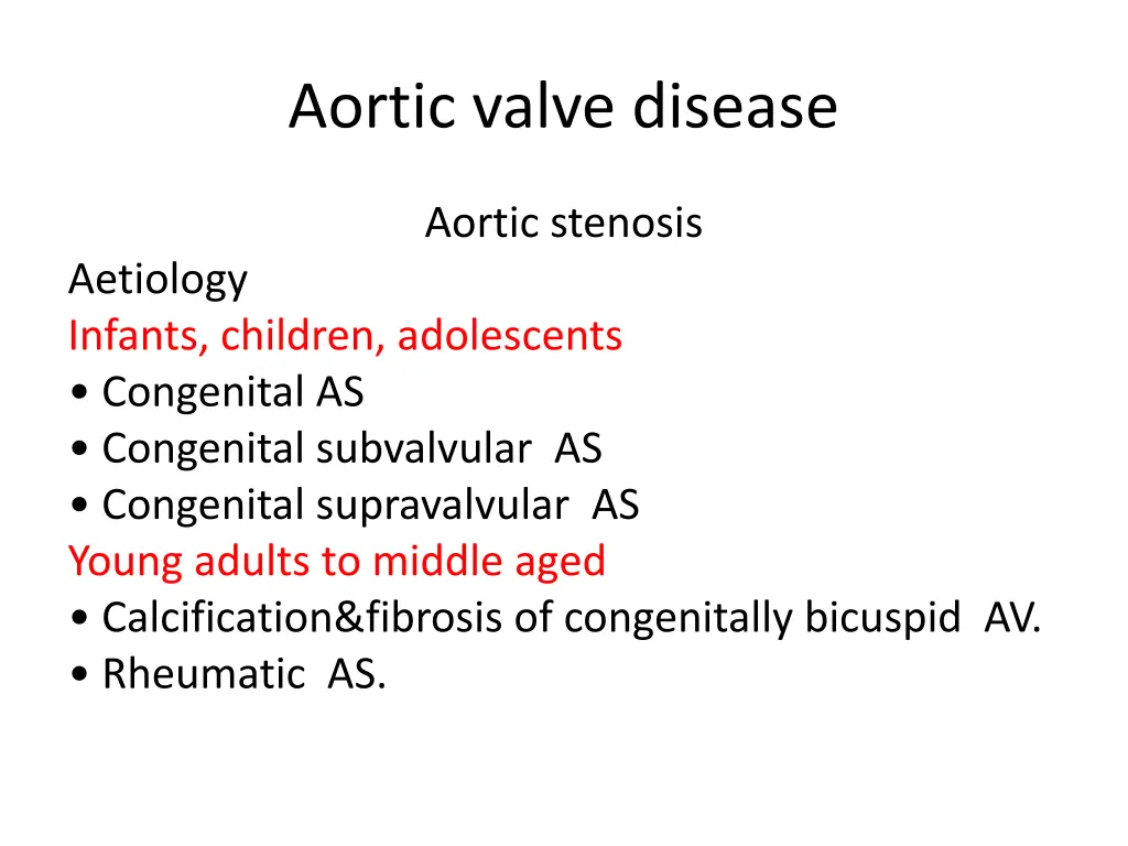 aortic valve disease