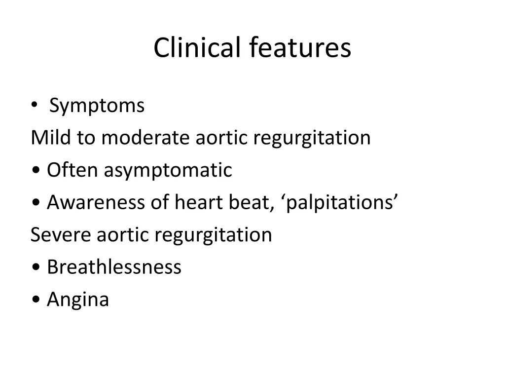 clinical features 3