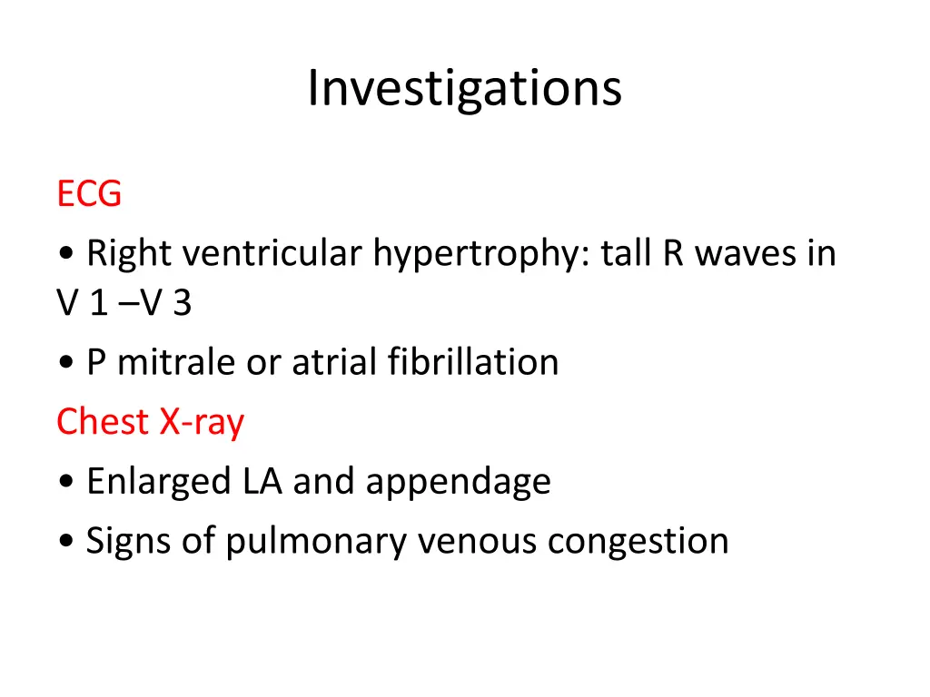 investigations