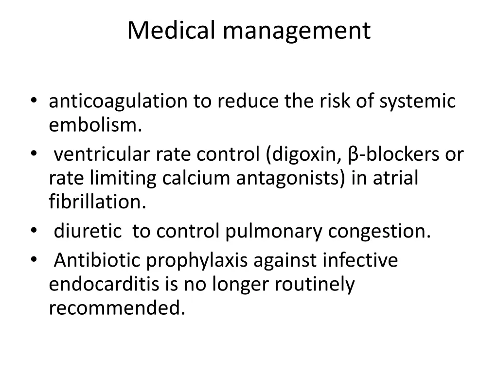 medical management