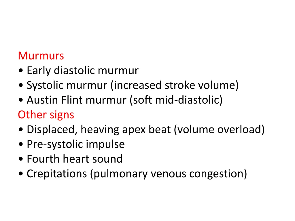 murmurs early diastolic murmur systolic murmur