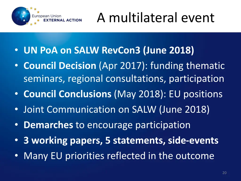 a multilateral event