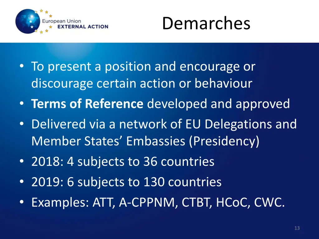 demarches