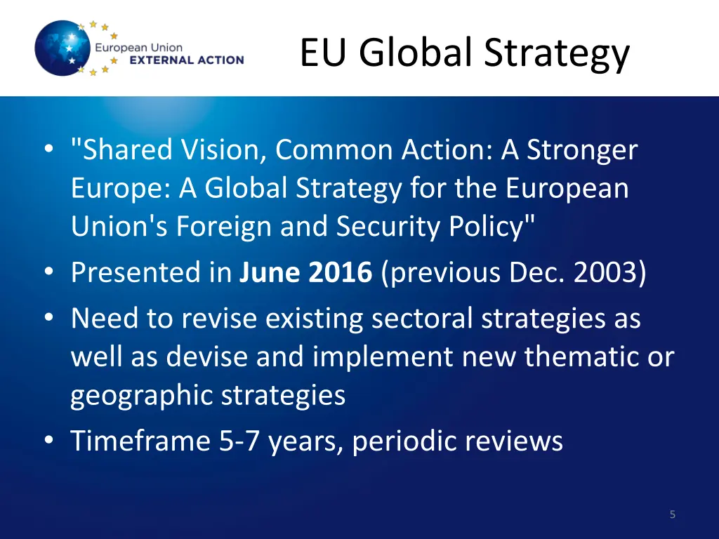 eu global strategy