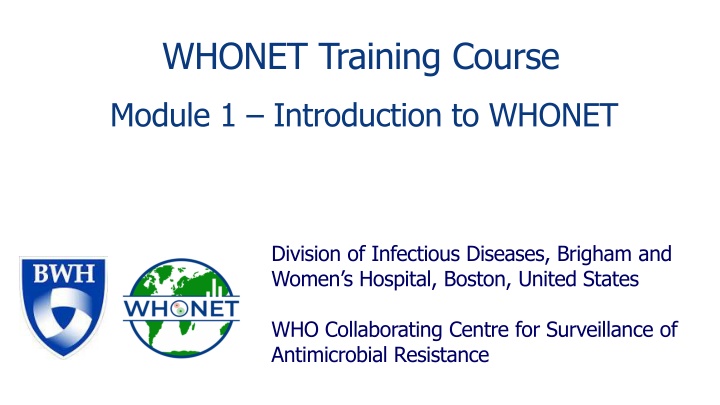 whonet training course